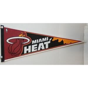 Miami Heat NBA Retro Y2K Rico Felt Pennant